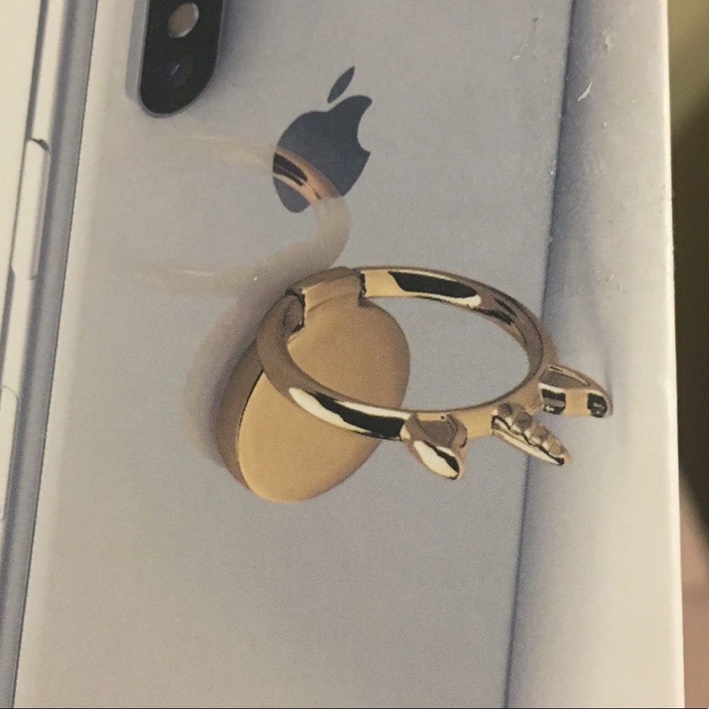 Cell phone ring stand